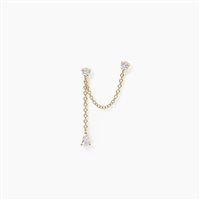 Mono orecchino Mabina Donna Hyper Glam in Argento 563495 - 563495